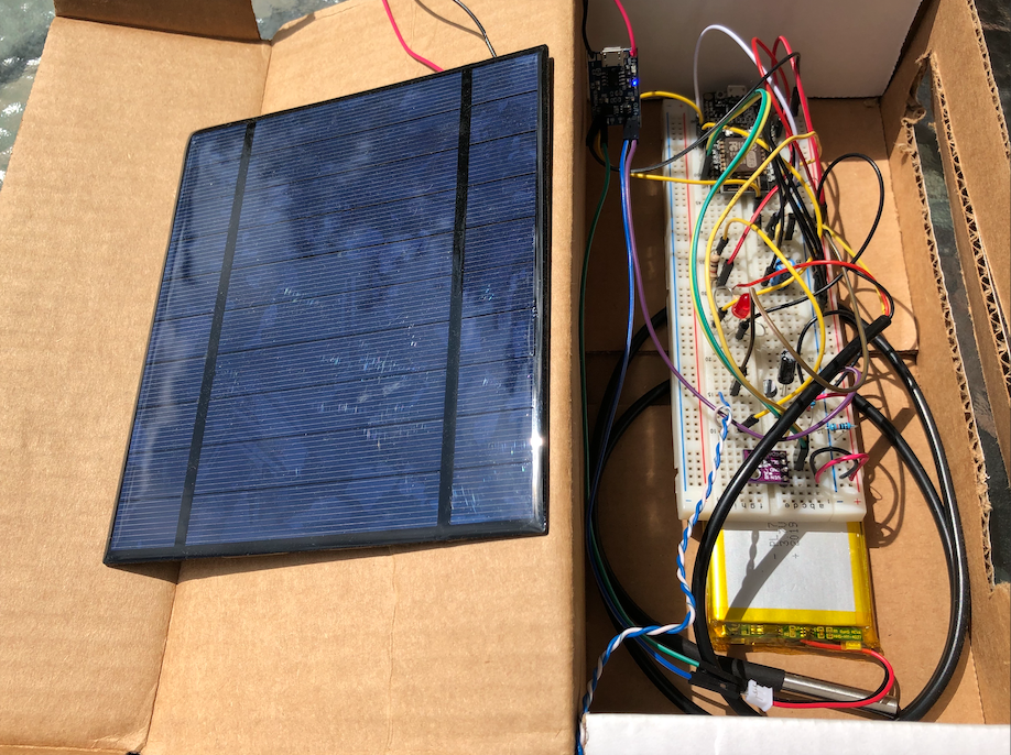 Prototype Solar Power Weather Station